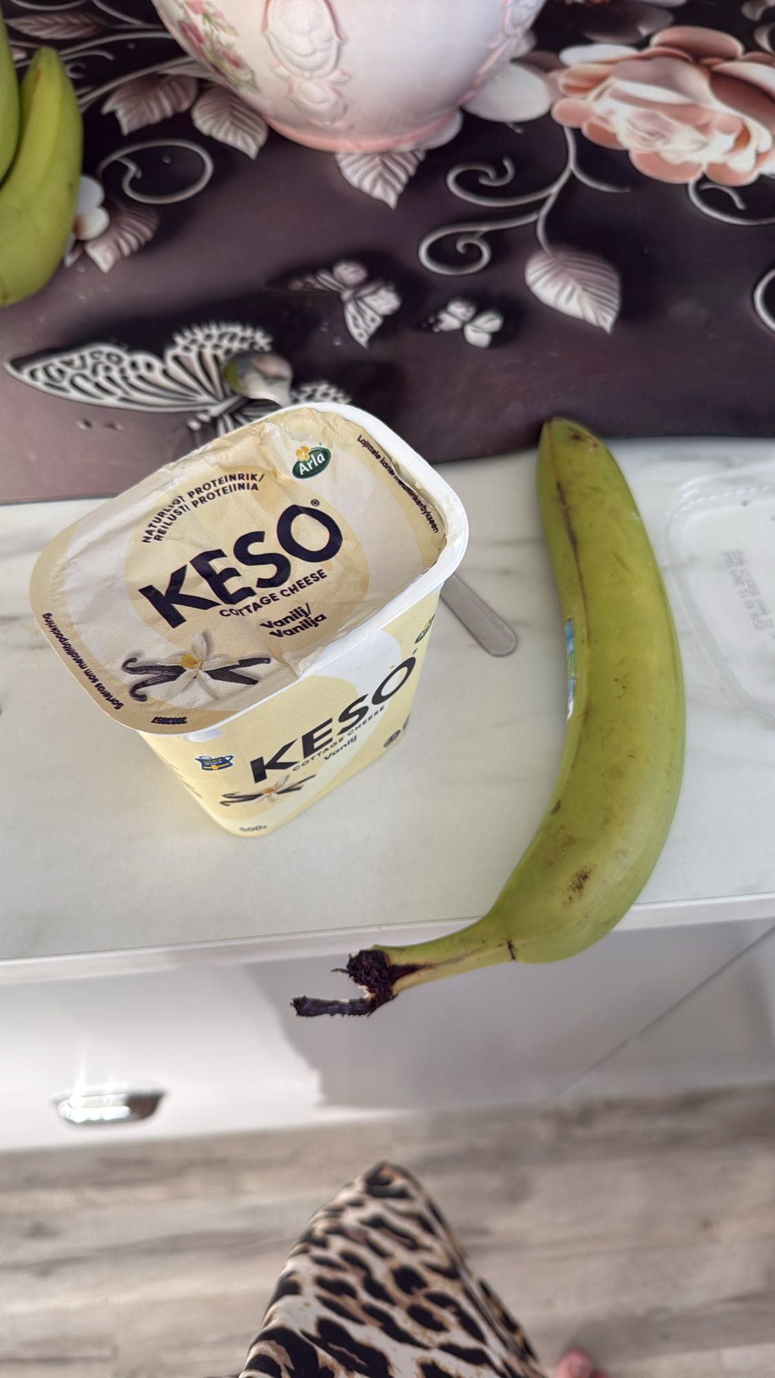 Keso vanilj och banan