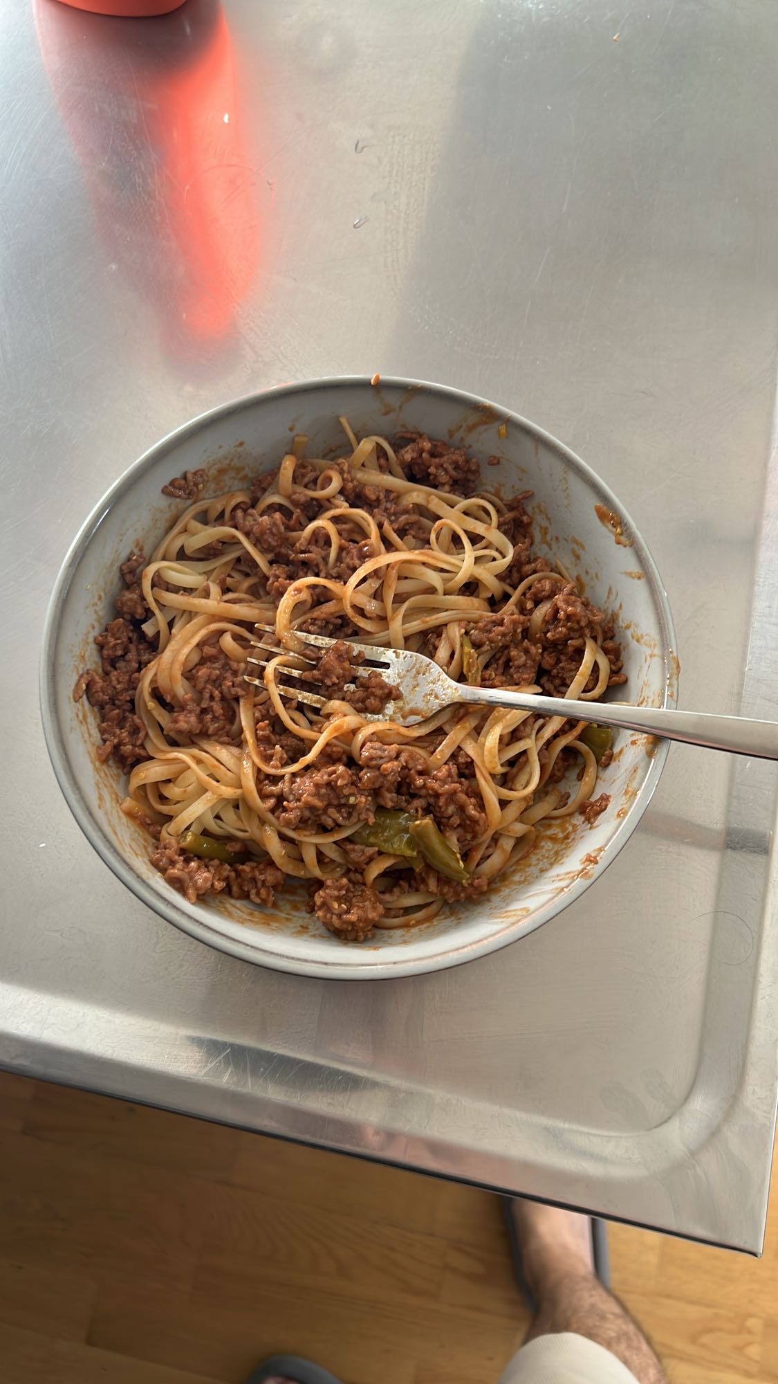 Köttfärssås med pasta