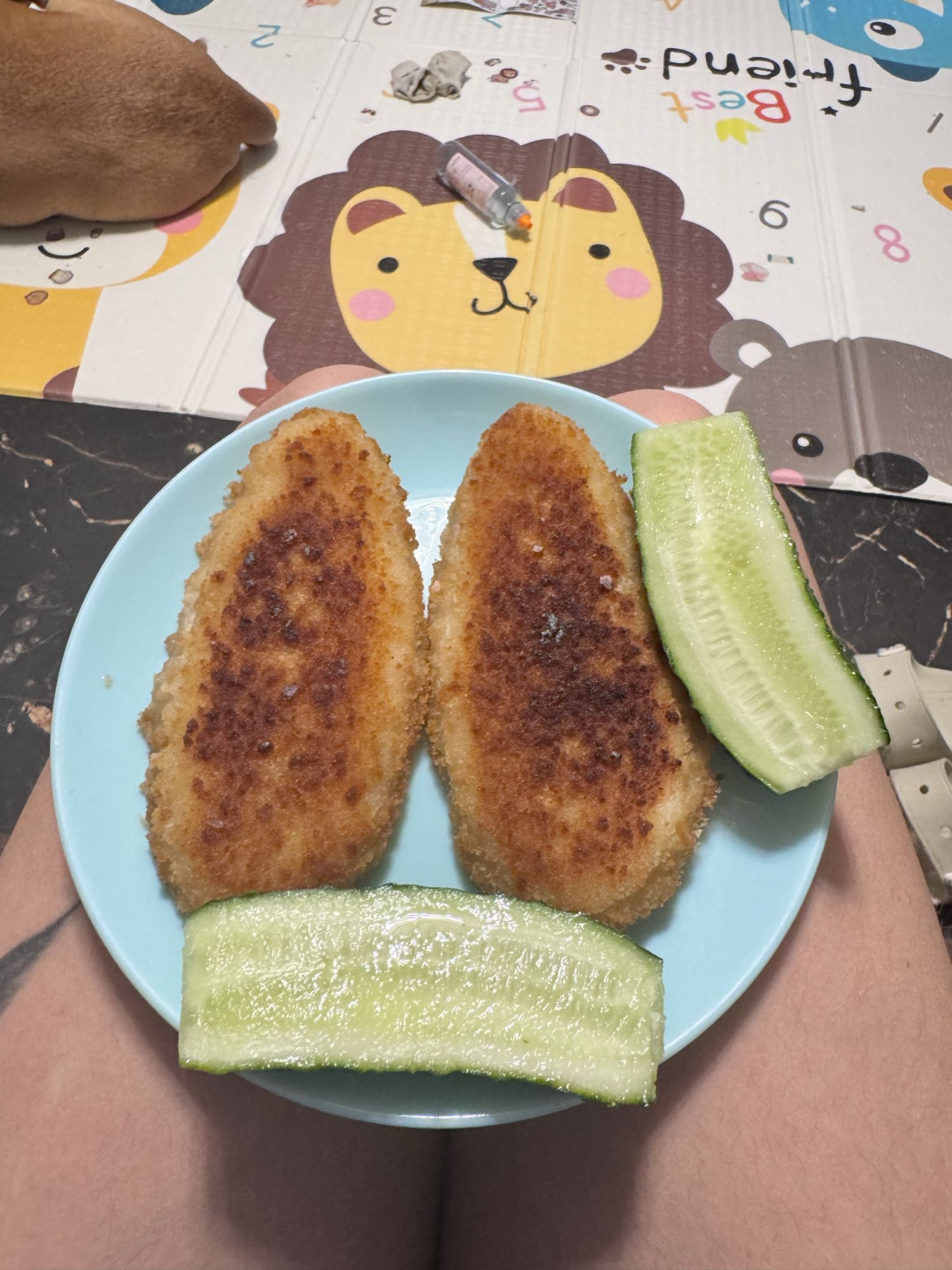 Котлеты с огурцом