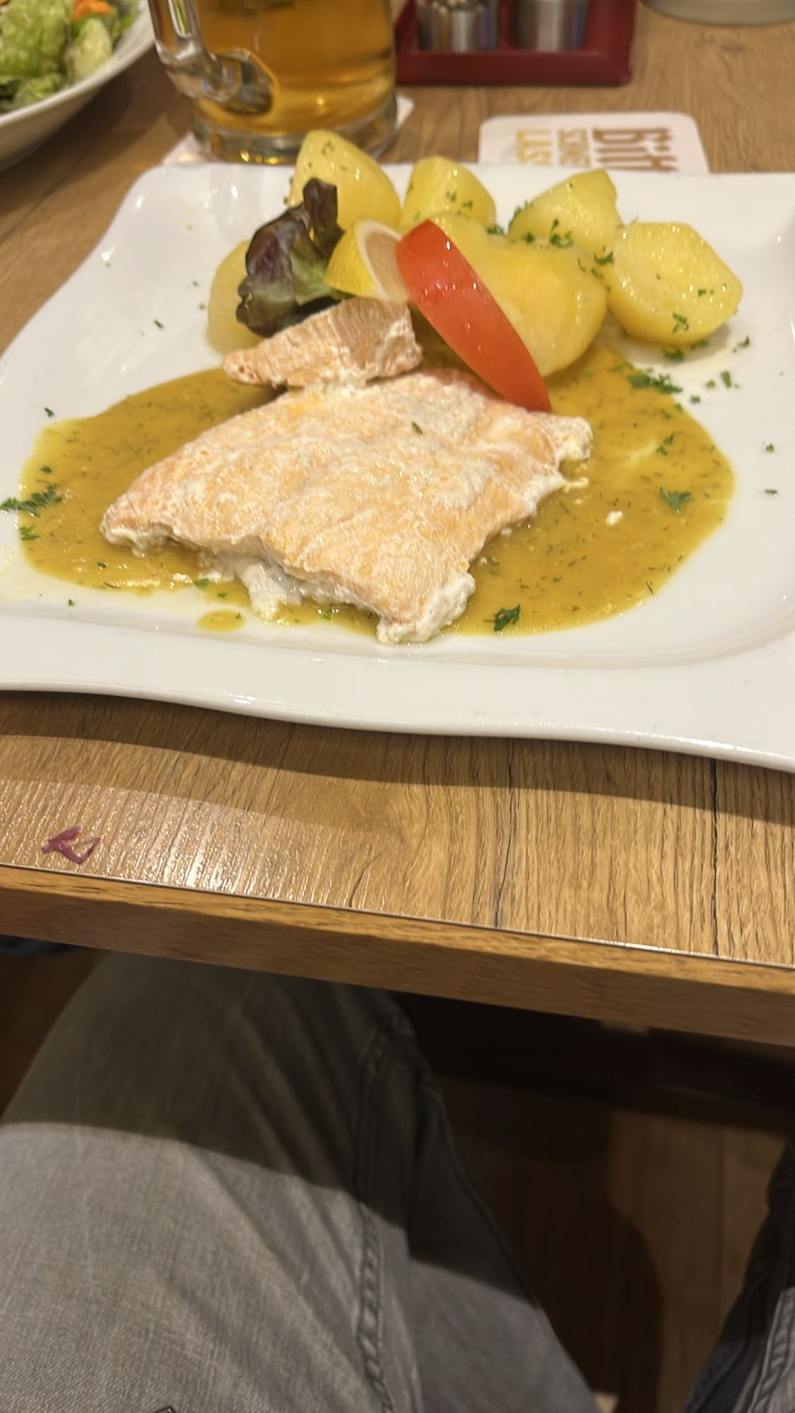 Lachs mit Kartoffeln