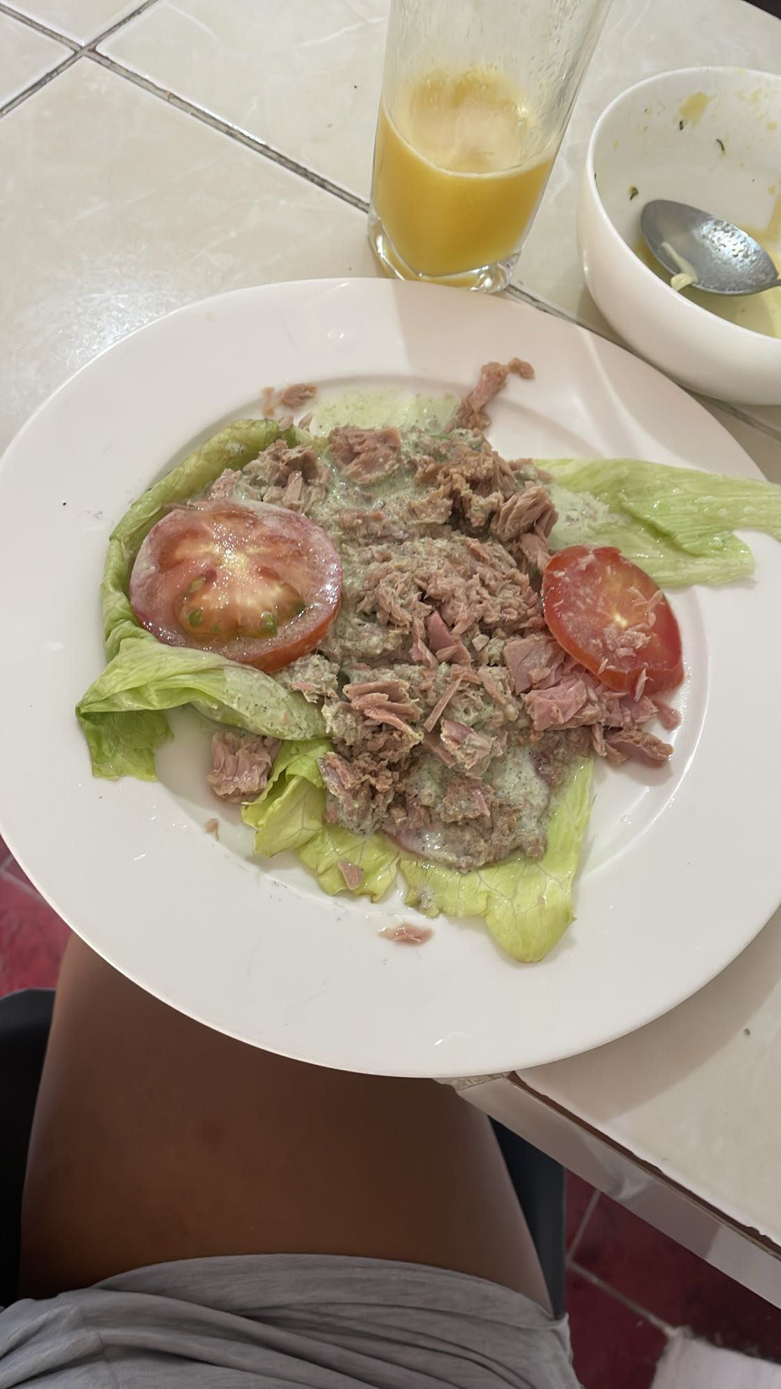 Ensalada de atún sencilla