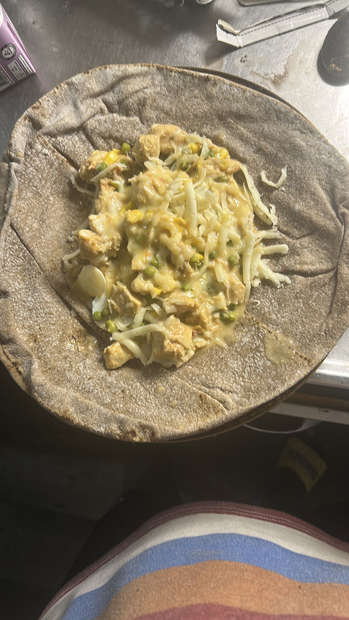 Kycklingwrap med ost