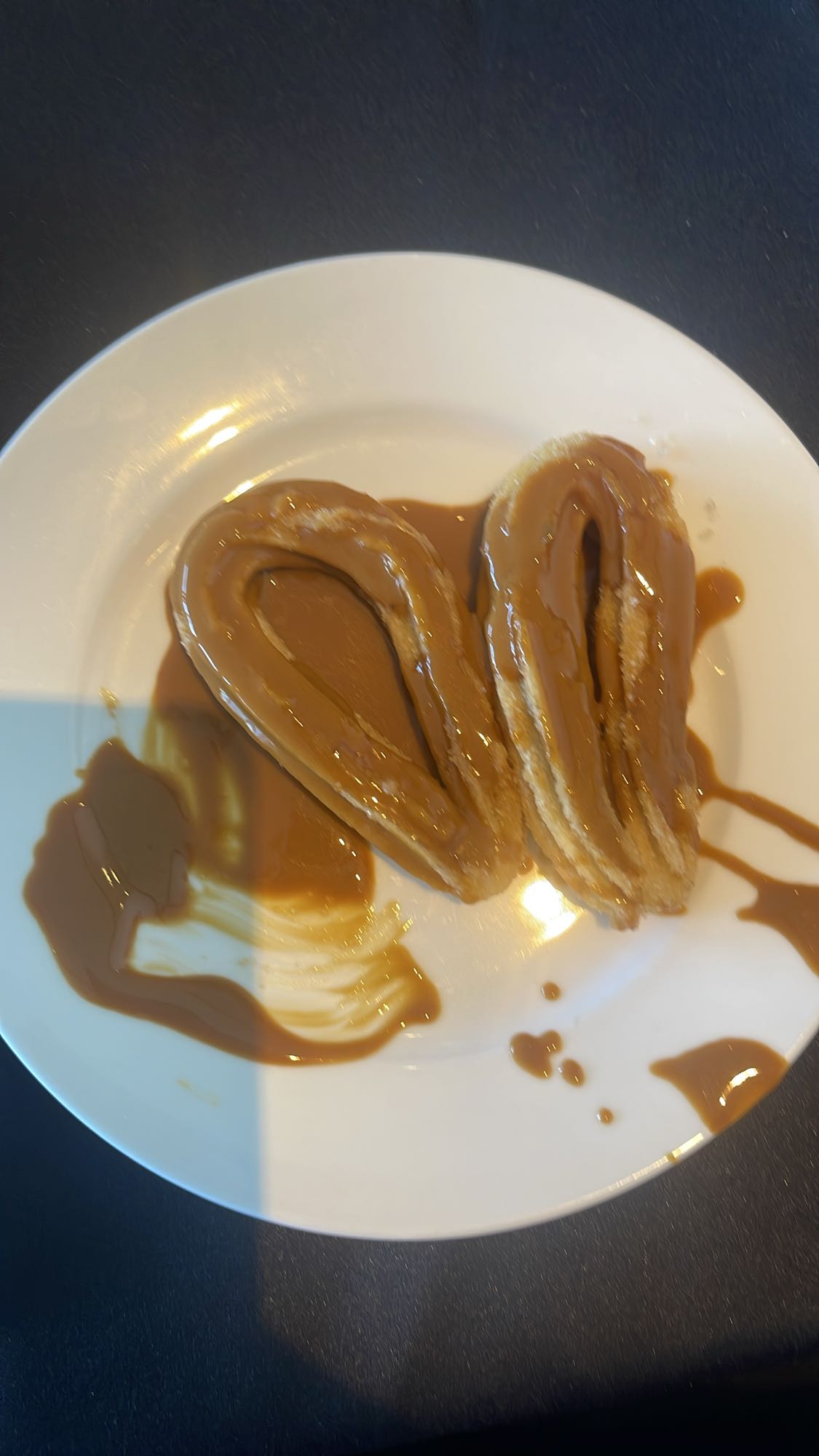 Palmeritas con dulce de leche