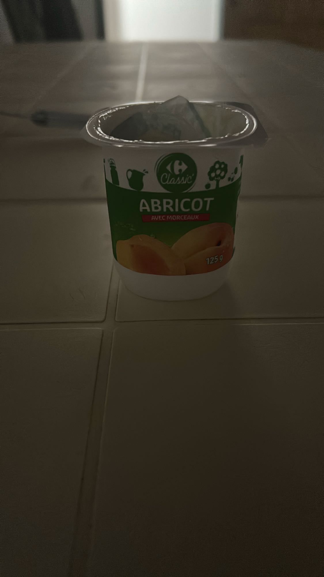 Yaourt abricot morceaux