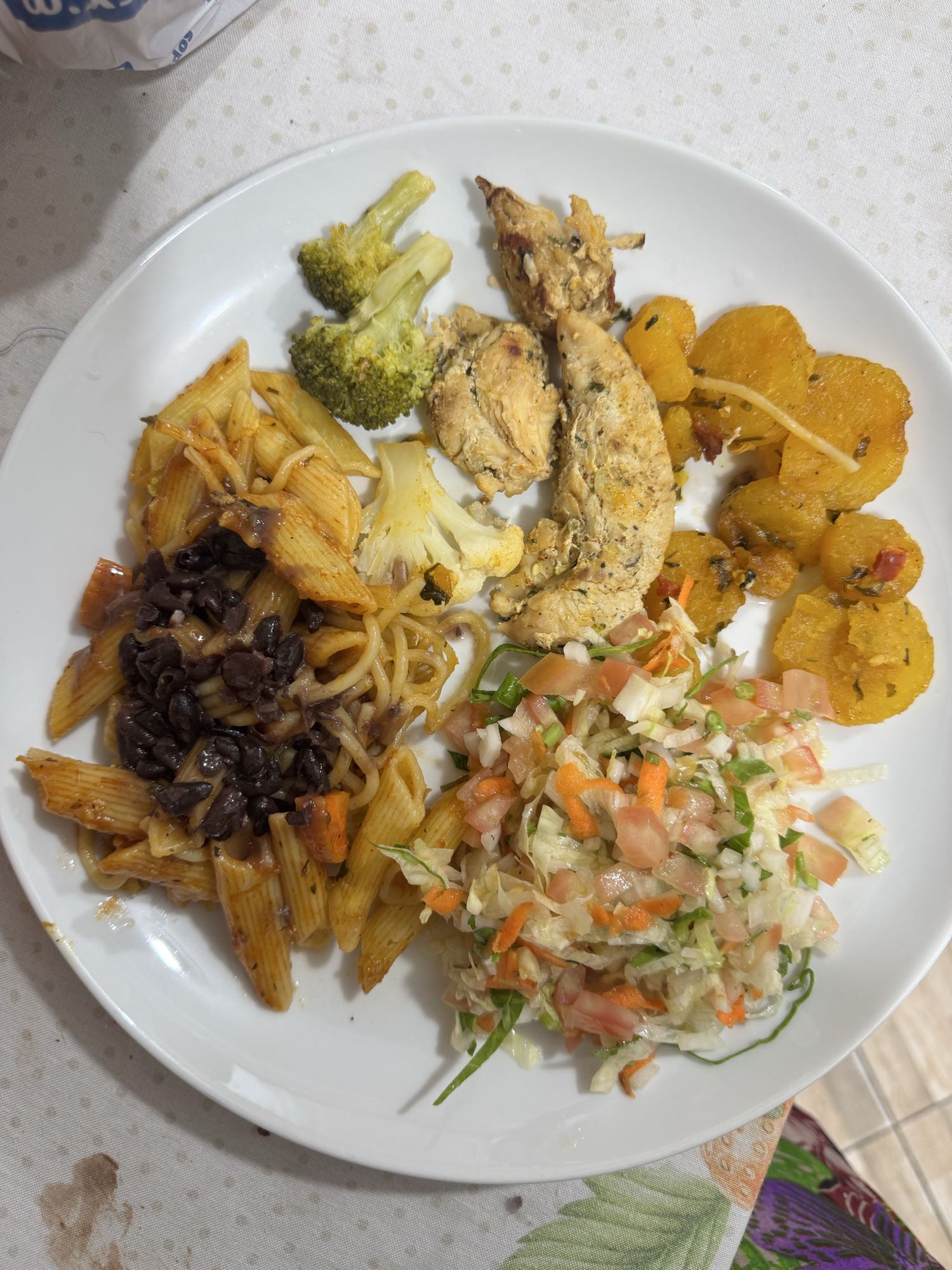 Prato variado saudável