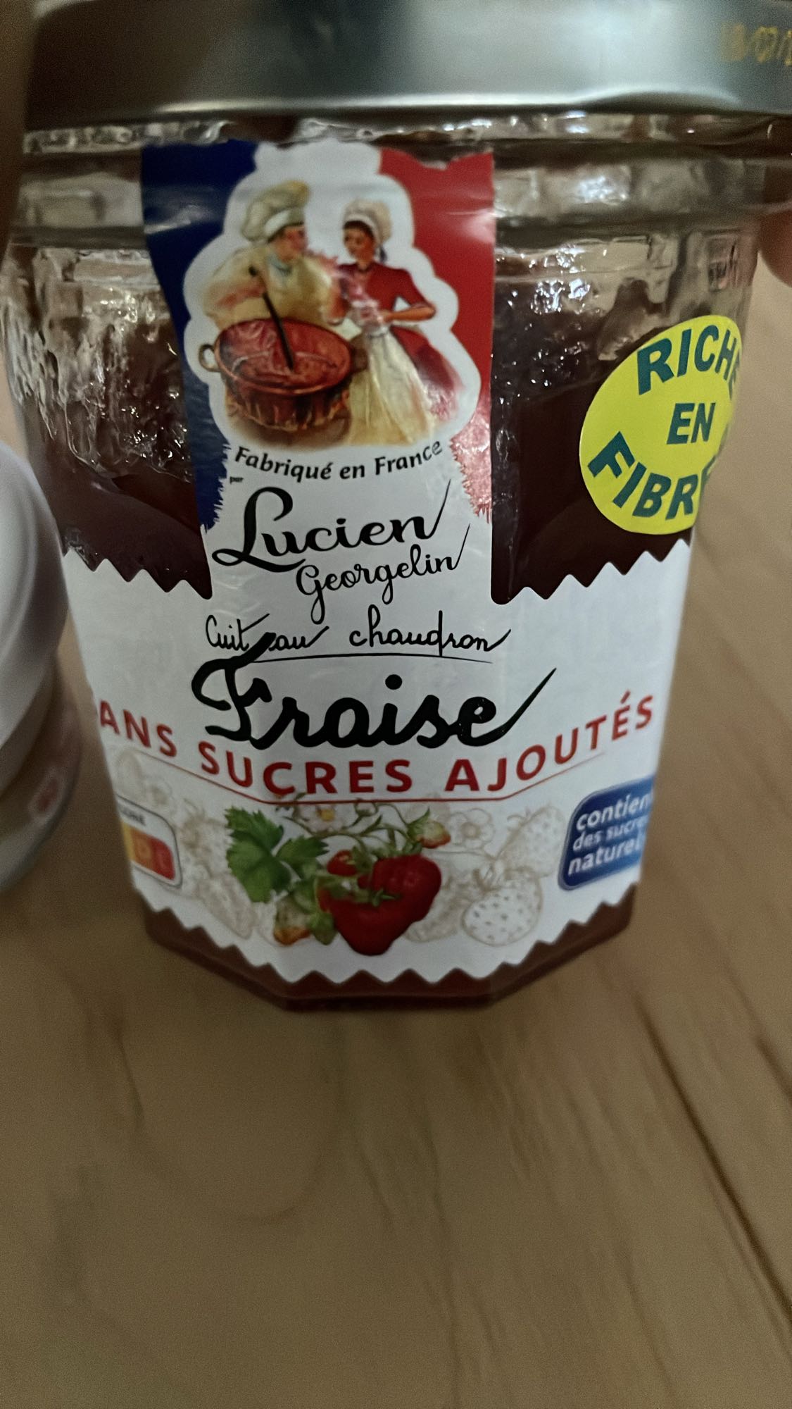 Confiture fraise sans sucre