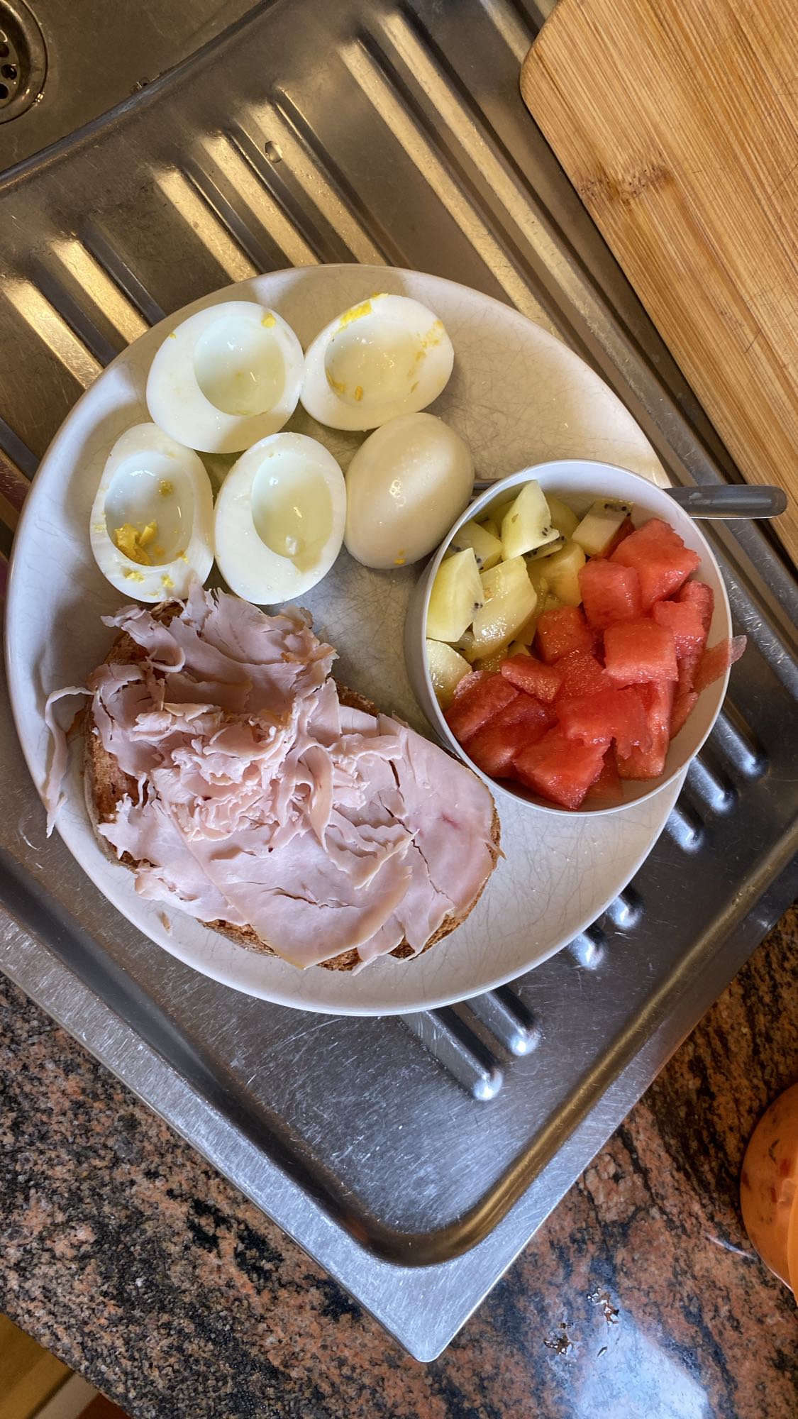 Desayuno proteico variado