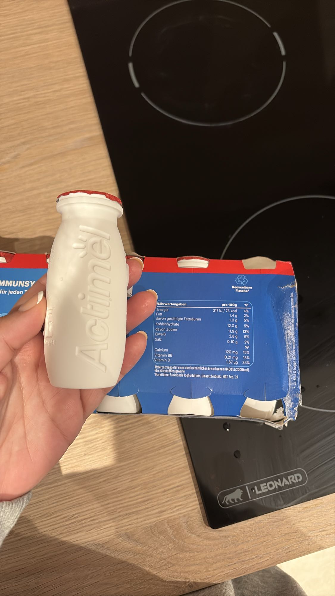 Actimel yogurt drink