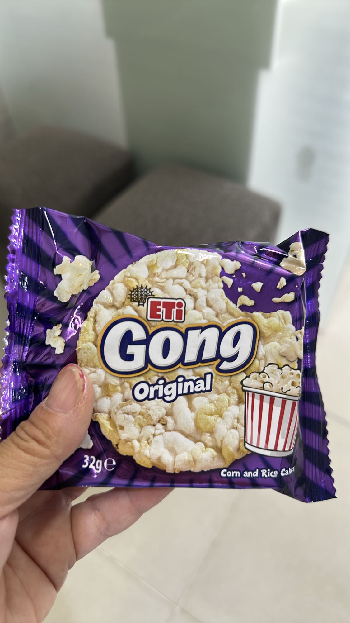 Corn and Rice Cake Snack