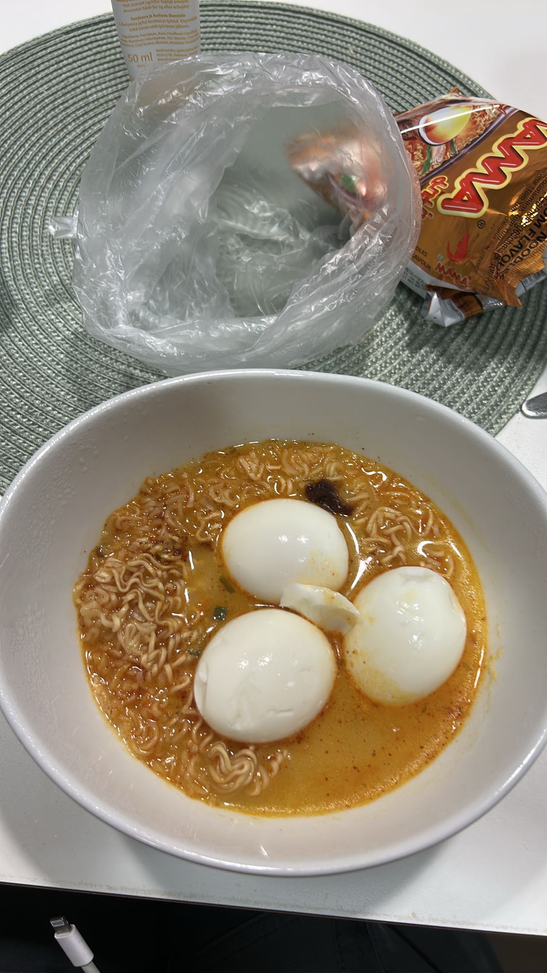 Ramen med egg