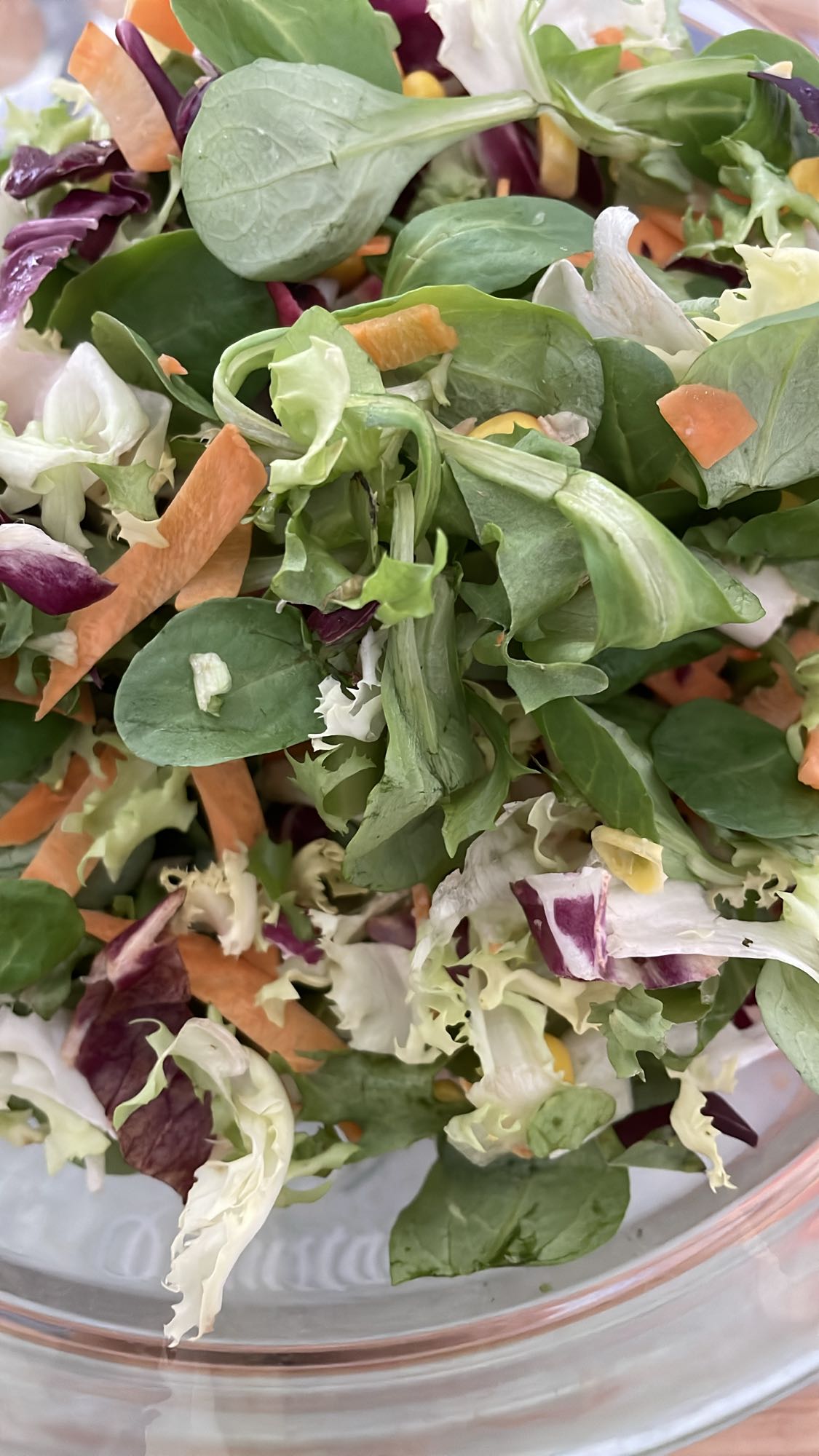 Salade verte croquante