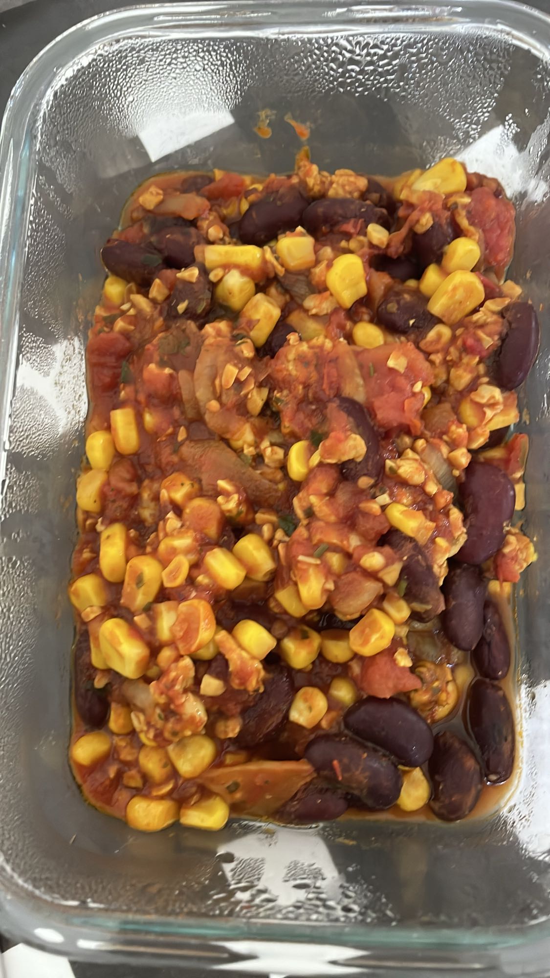 Chili haricots maïs