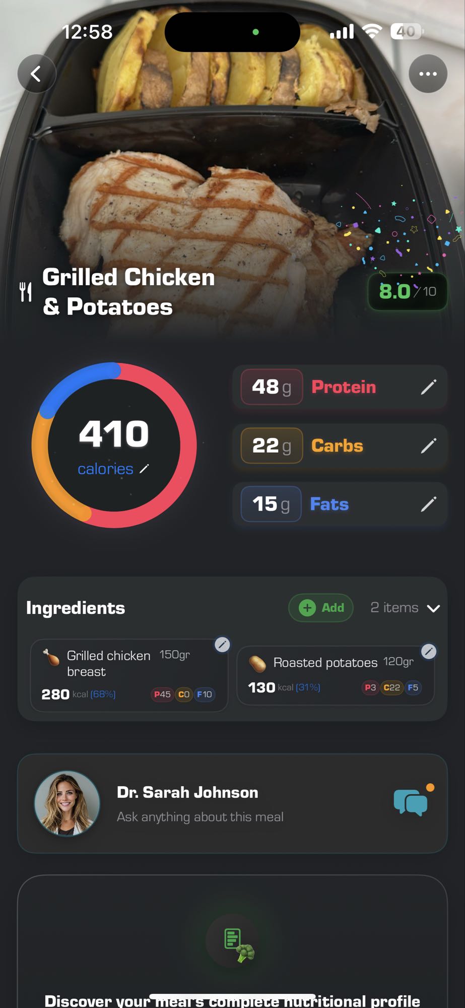 Grilled Chicken & Potatoes