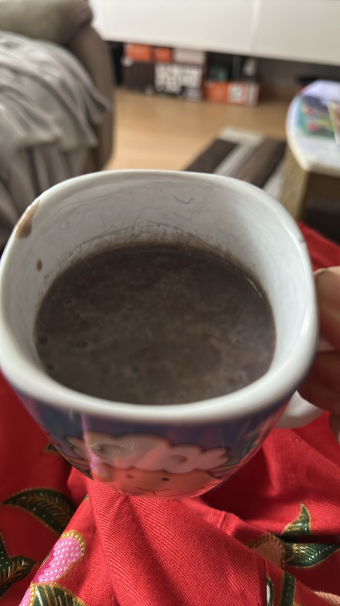 Taza de chocolate caliente