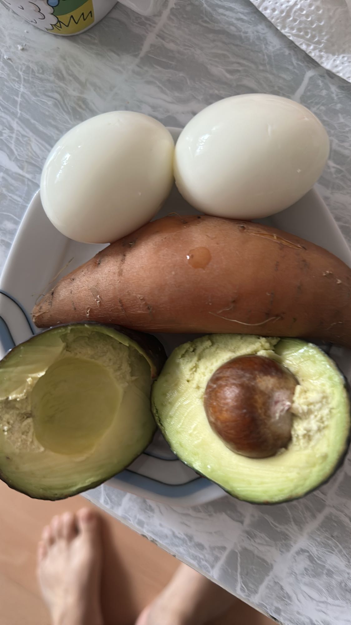 Avokado, Yumurta ve Tatlı Patates