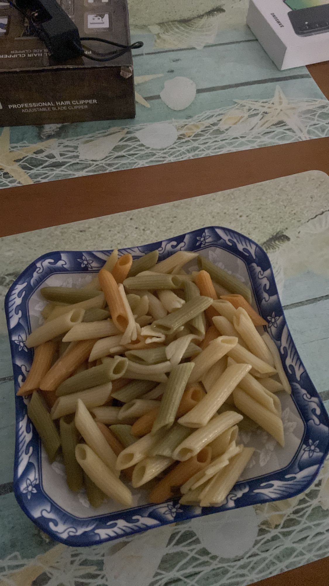 Tricolor Penne Pasta