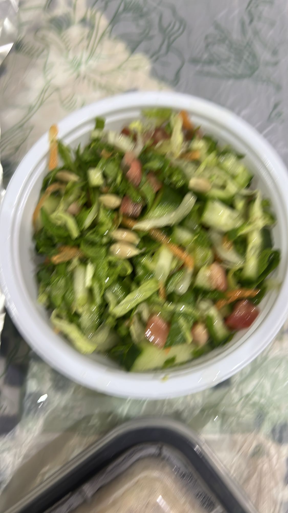Mixed green salad