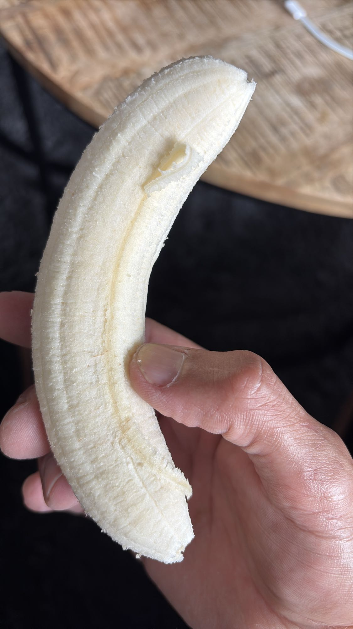 halve banaan