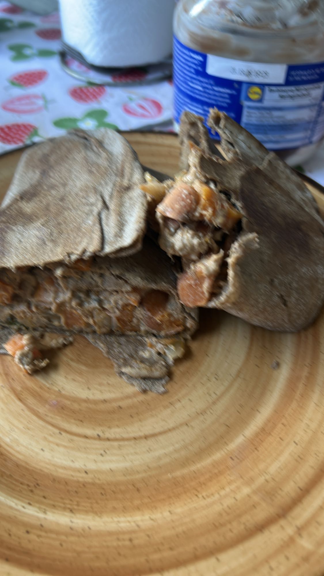 Bovetepannkaka med fyllning