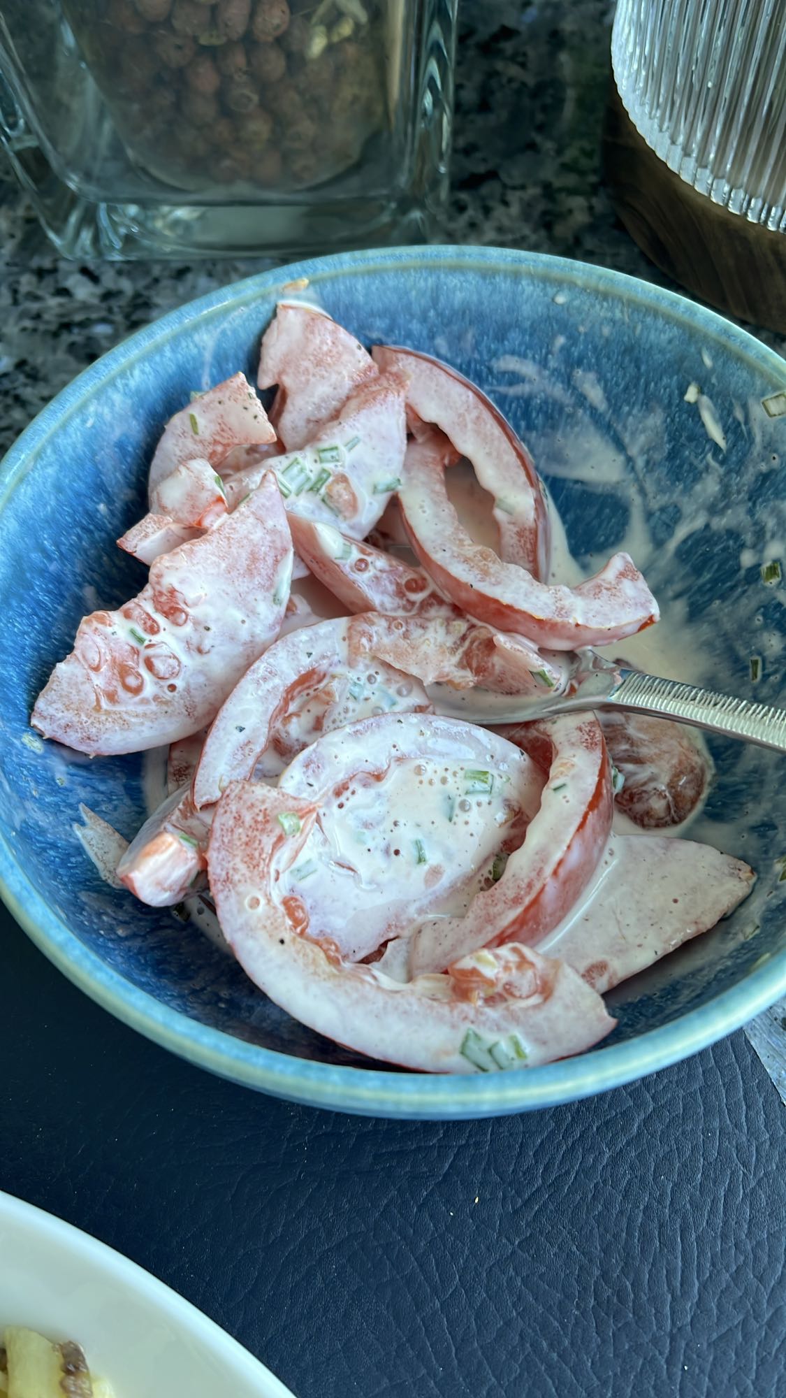 Tomatensalade met yoghurt