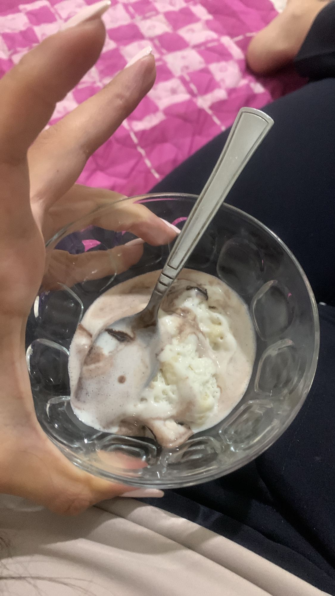 Vanilla chocolate ice cream