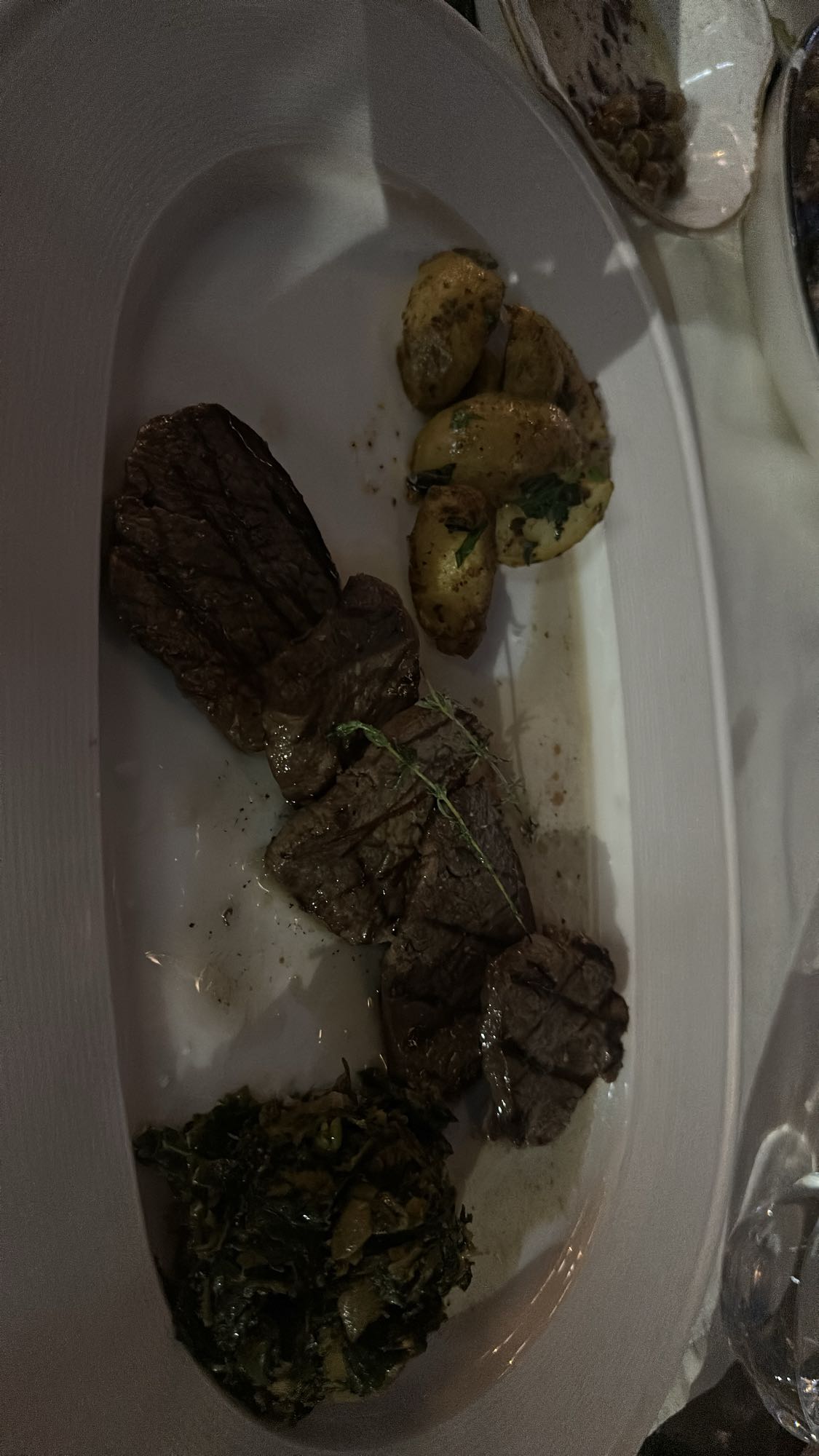 Grilled Beef with Sides