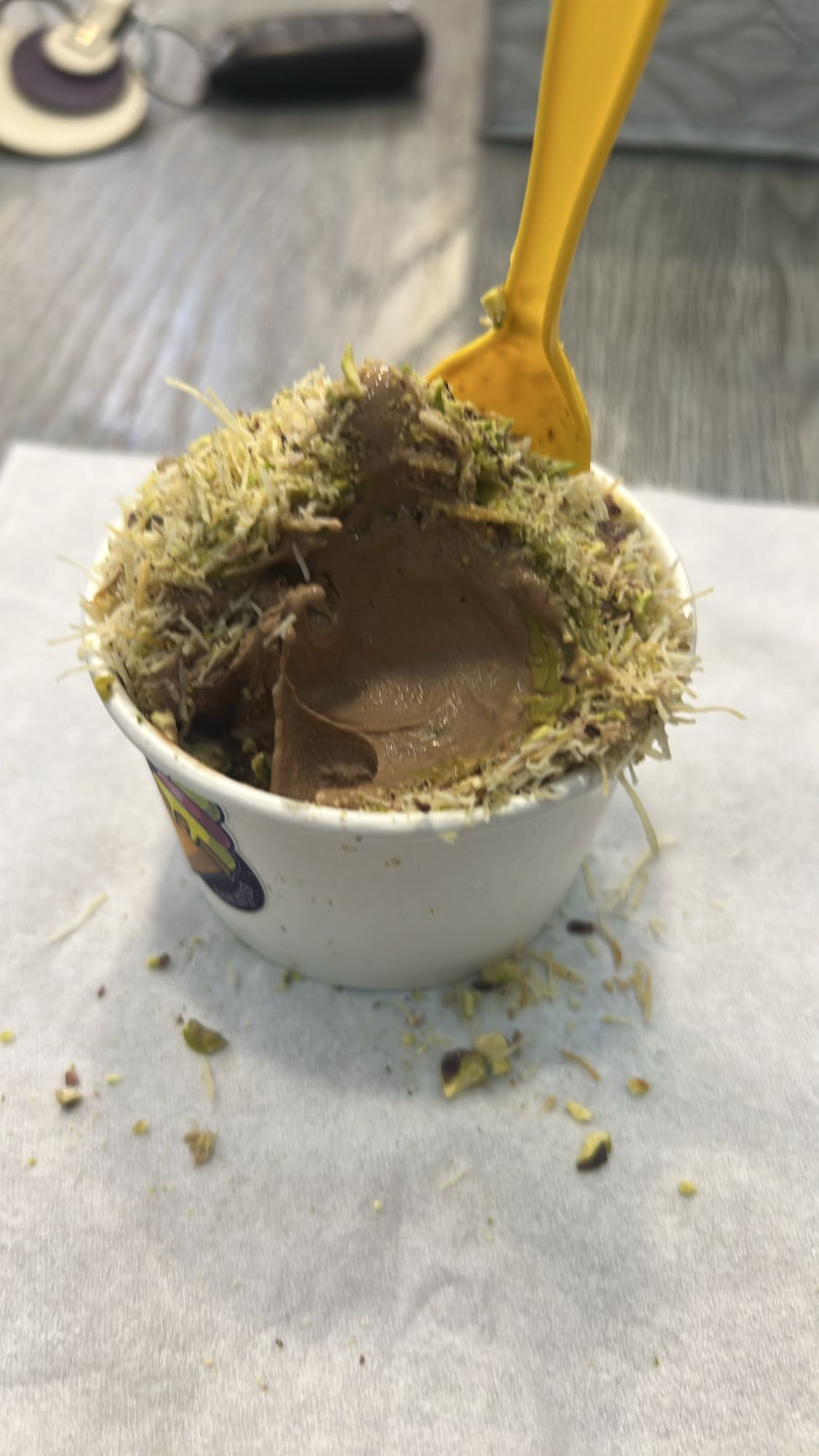 Chocolate Kunafa Cup