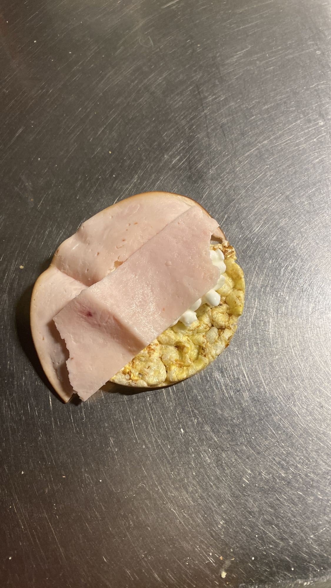 Riskaka med kalkon och keso