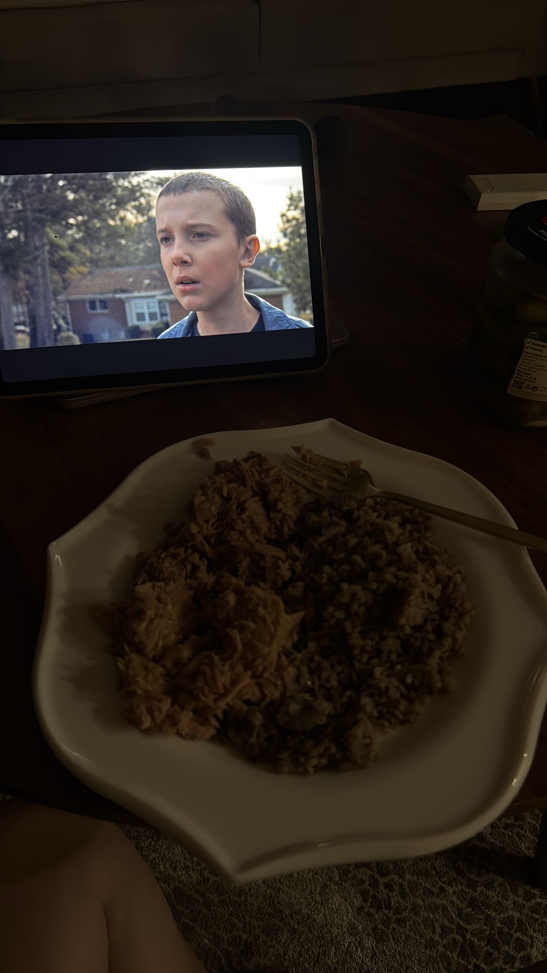 гречка с тунцом