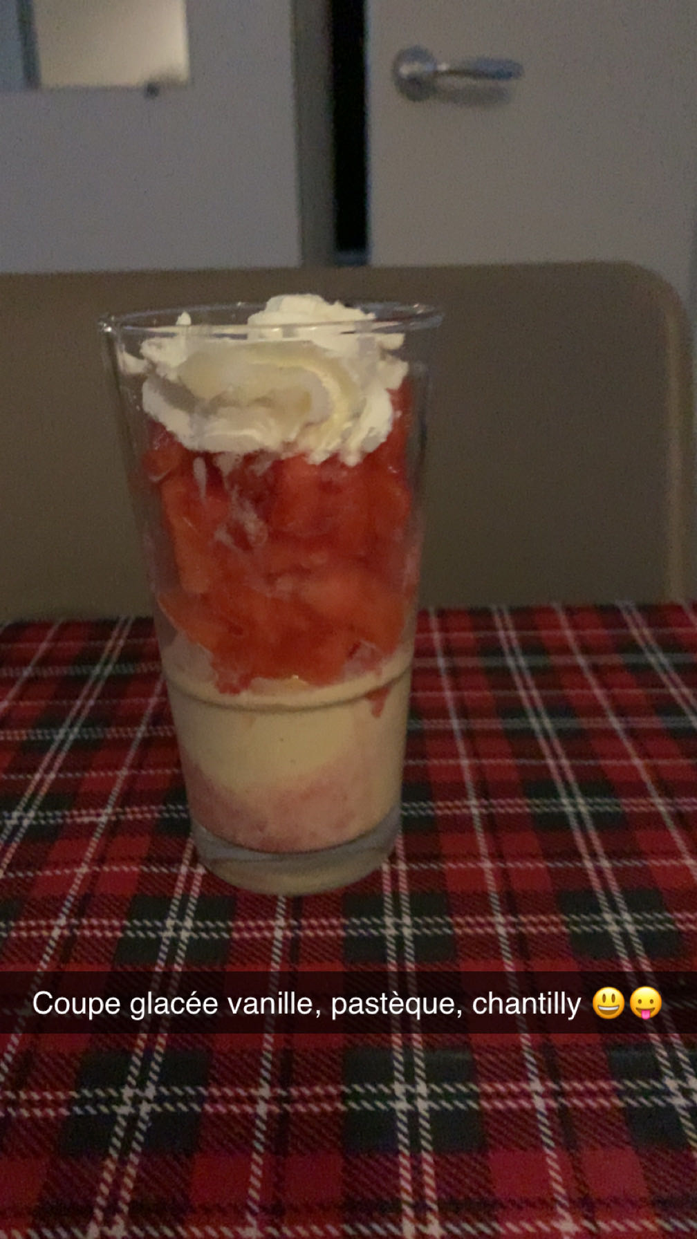 Coupe glacée vanille