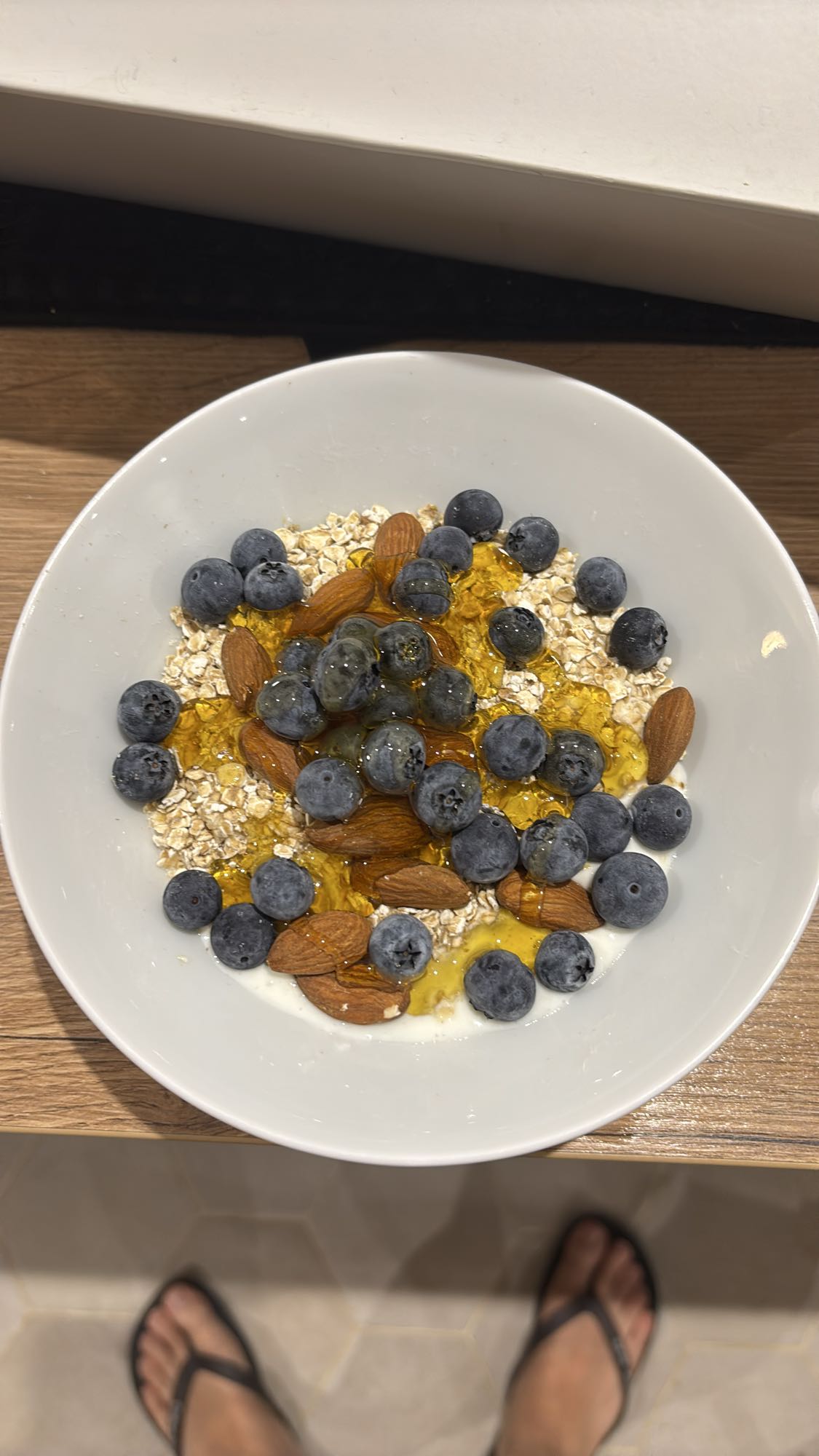 Bol avoine myrtilles amandes