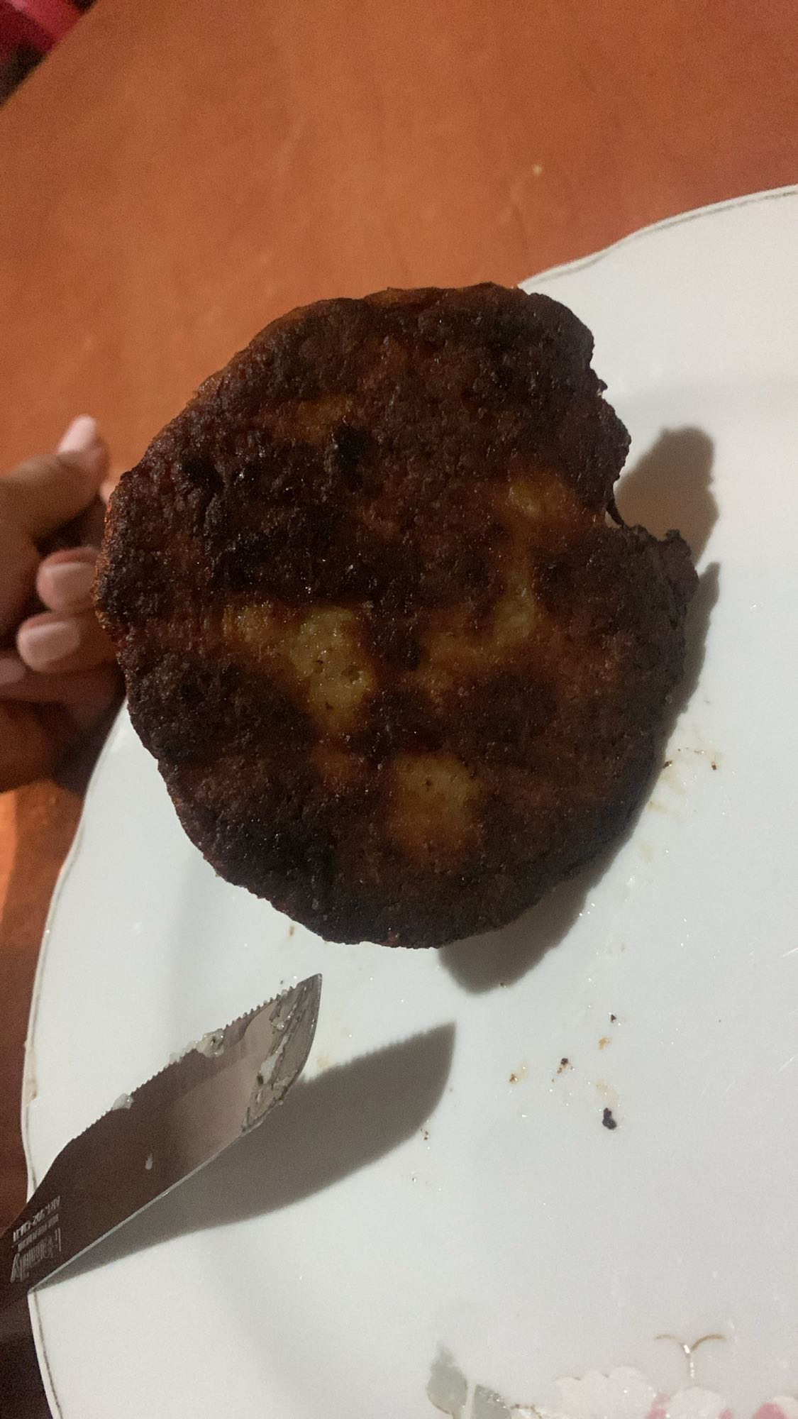 Fried meat patty