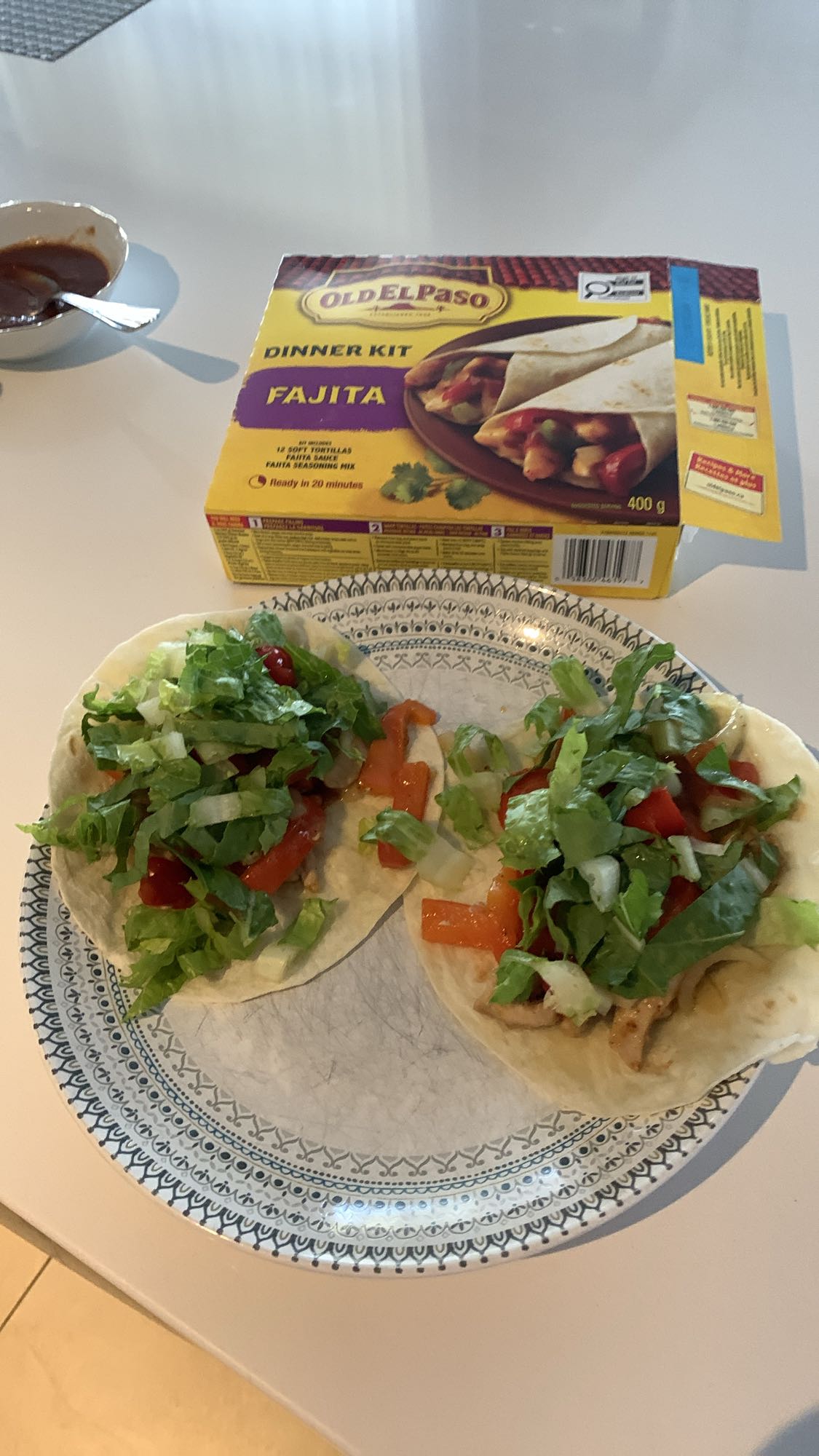 Fajitas au poulet