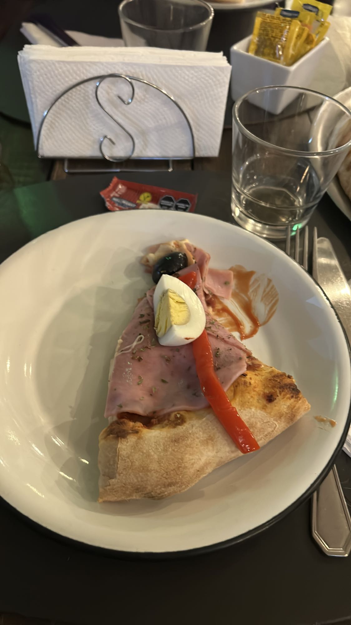 rebanada de pizza especial