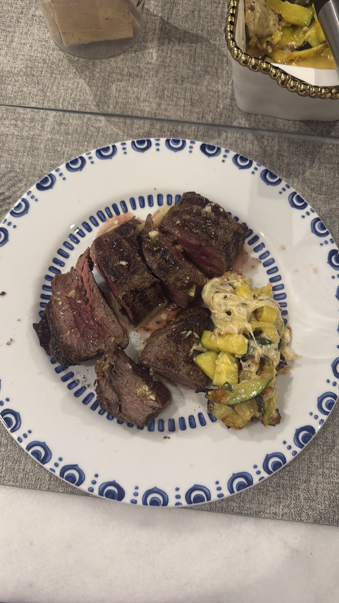 filete con calabacitas