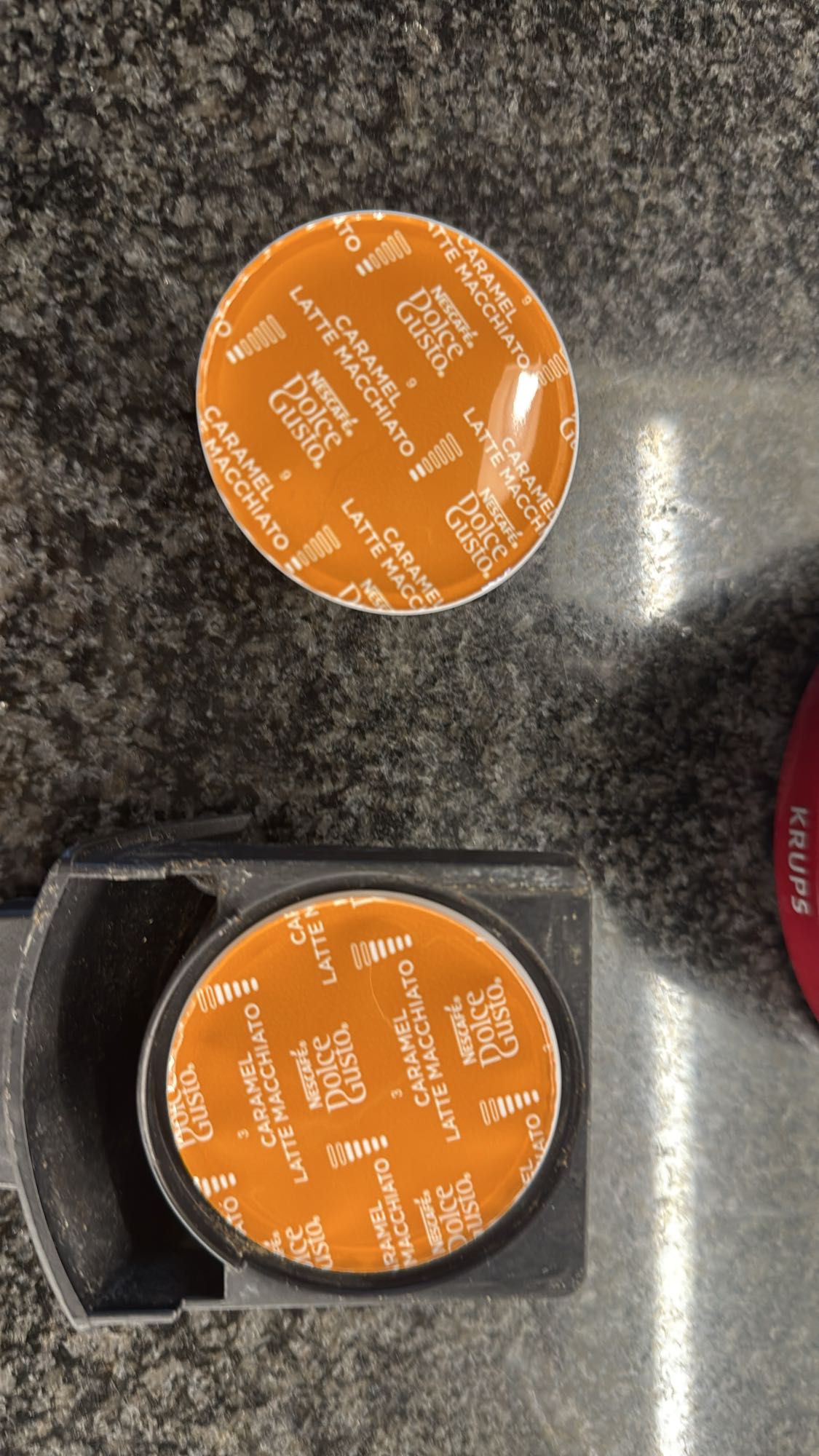 Caramel latte macchiato