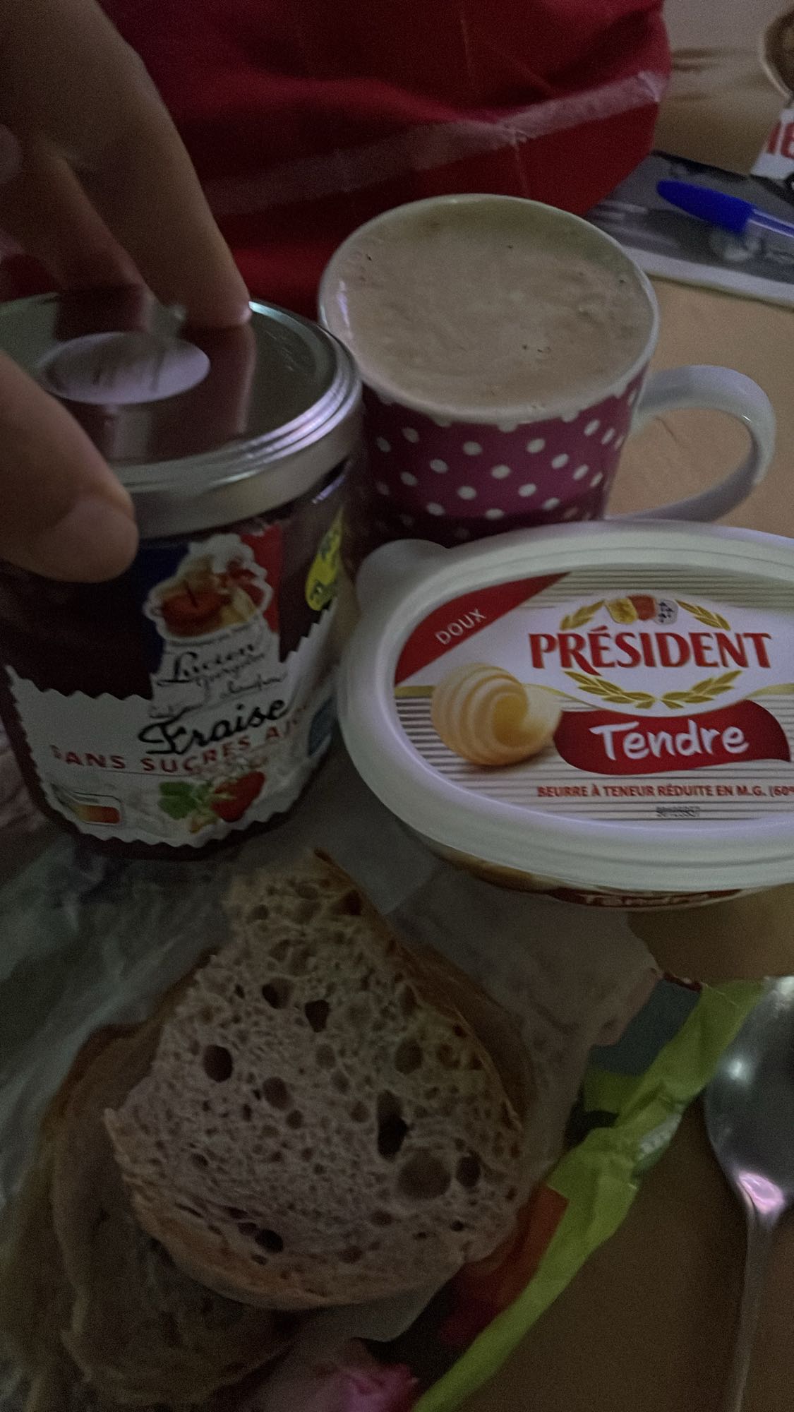 Petit-déjeuner tartine