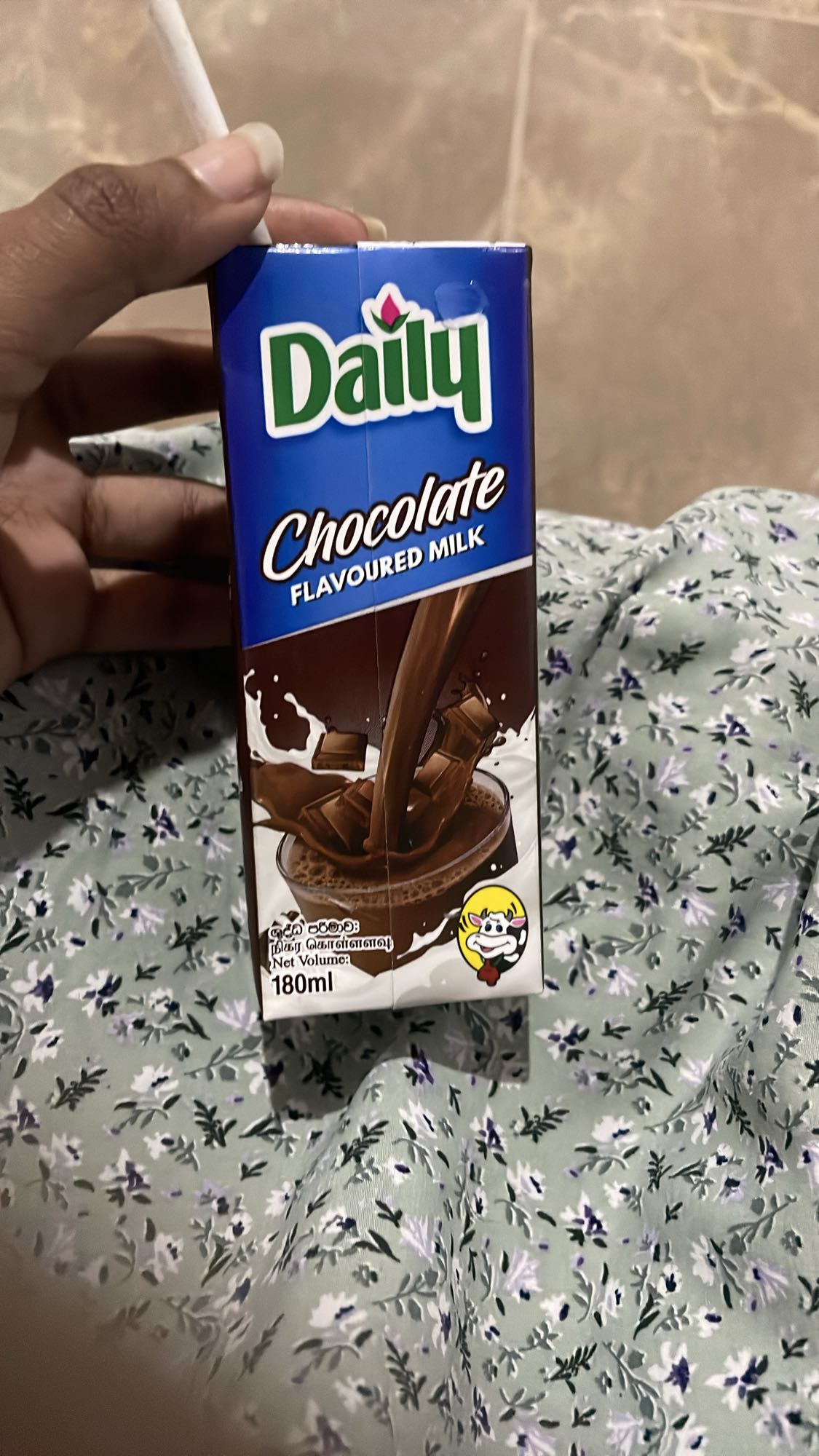 Chocolate milk drink box