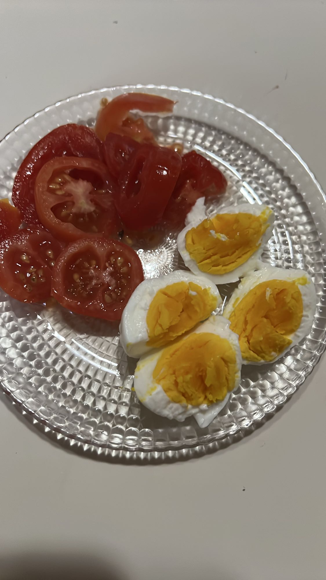 Egg and Tomato Plate