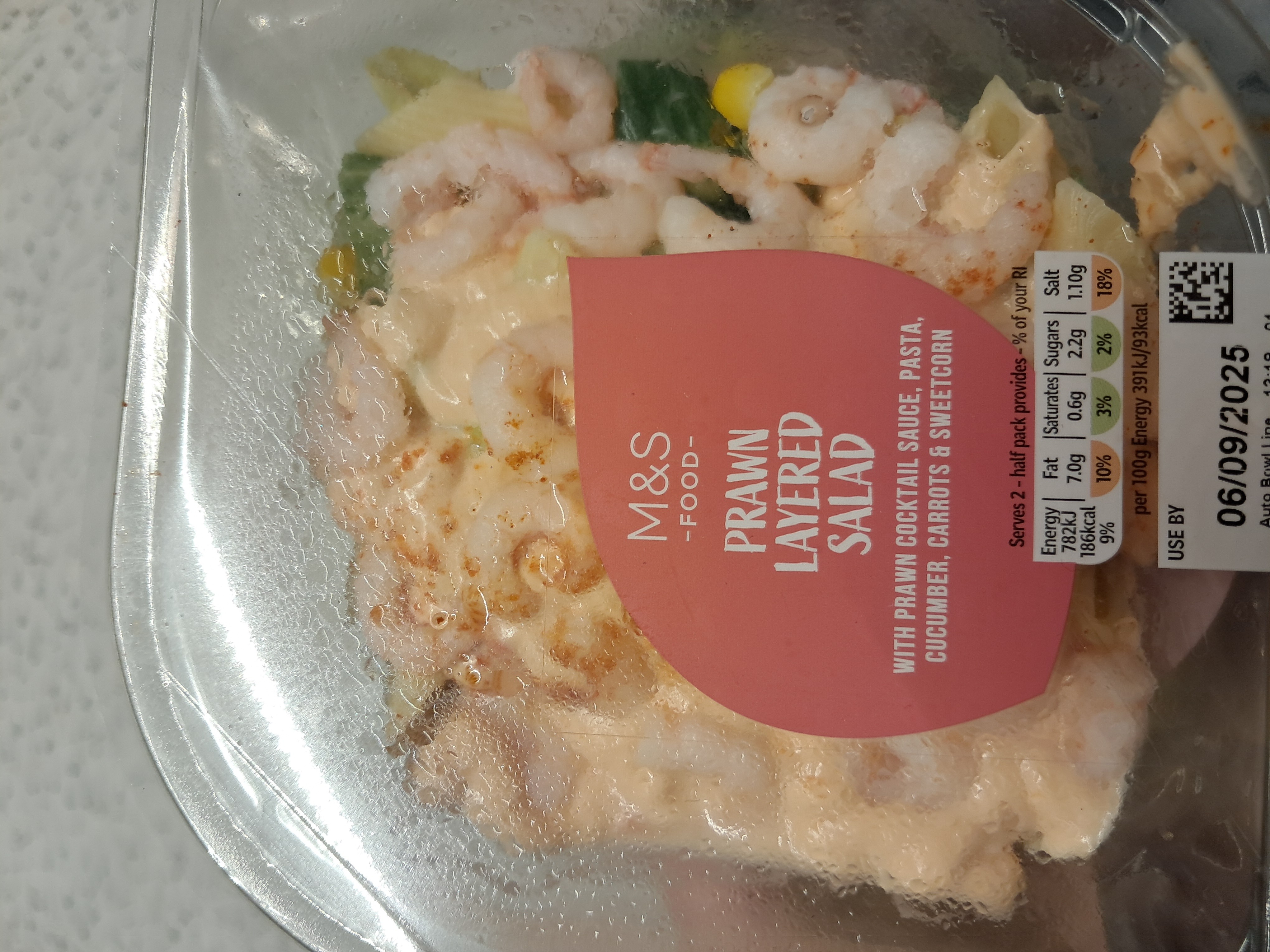Prawn Layered Salad