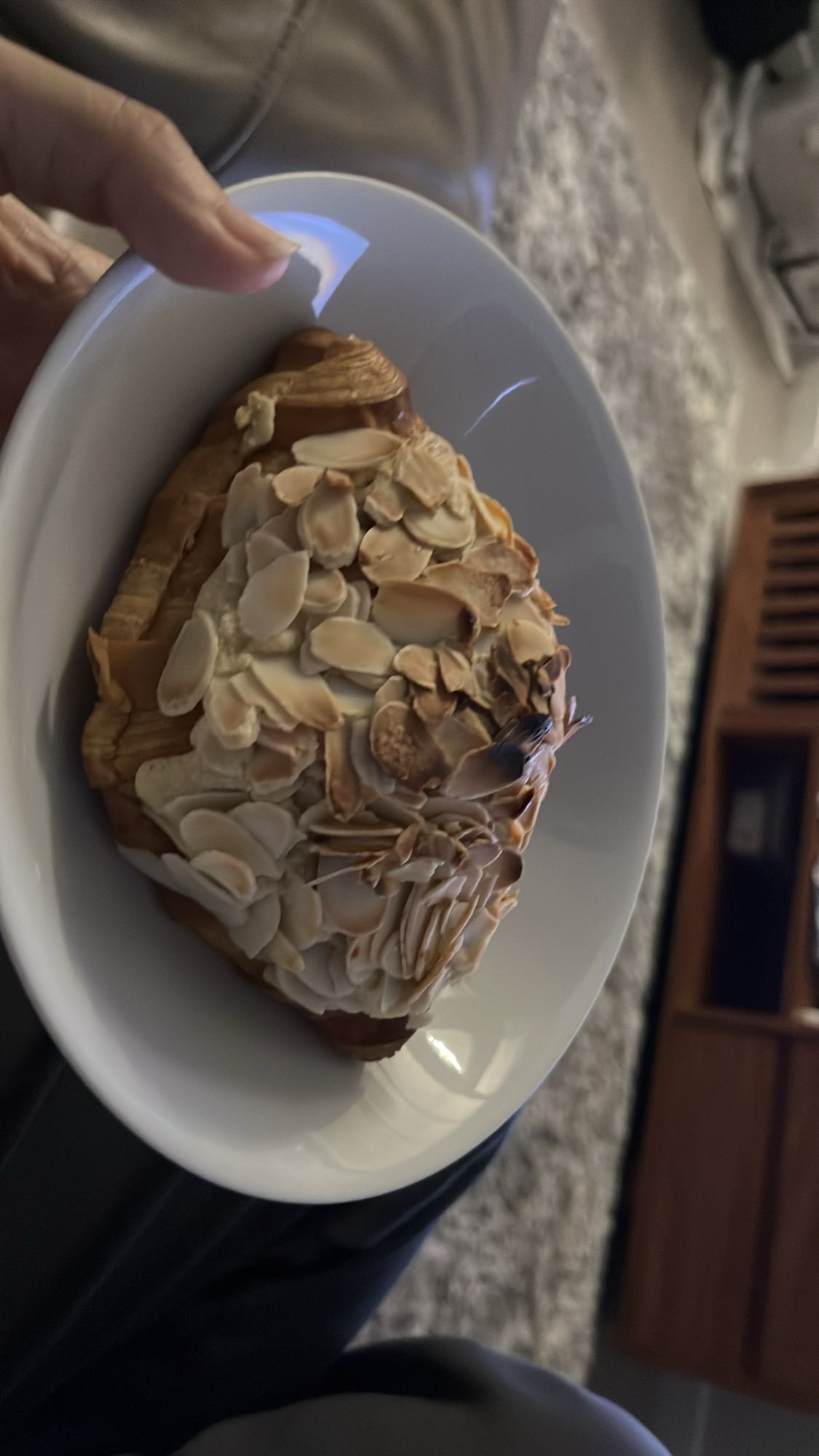 Almond croissant