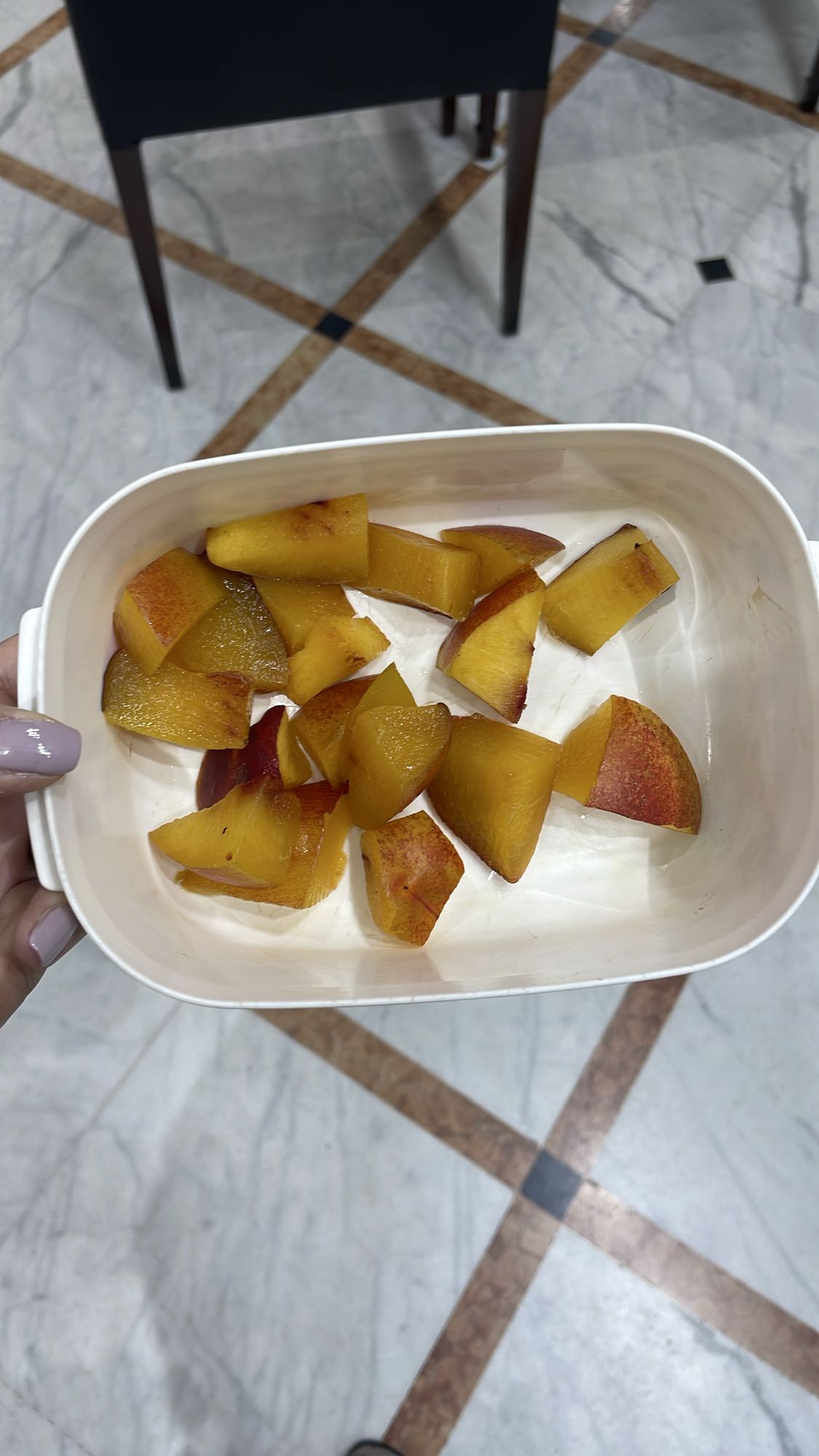 Chopped Nectarine