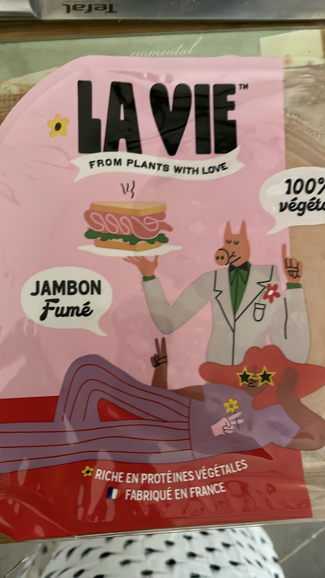 Jambon fumé végétal