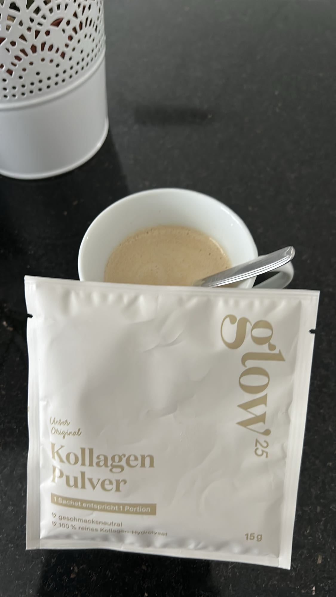 Kaffee mit Kollagen