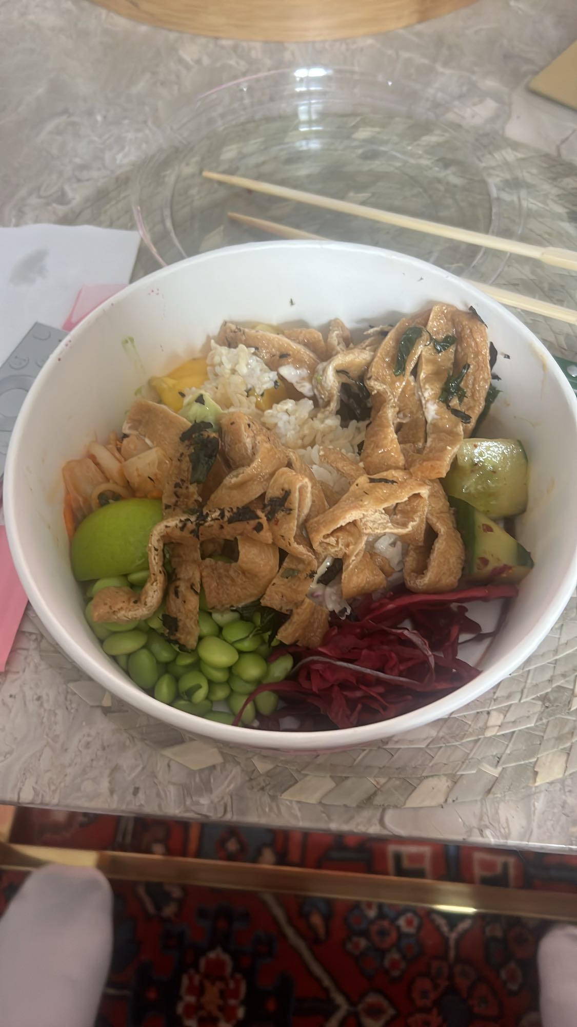 Vegansk risbowl