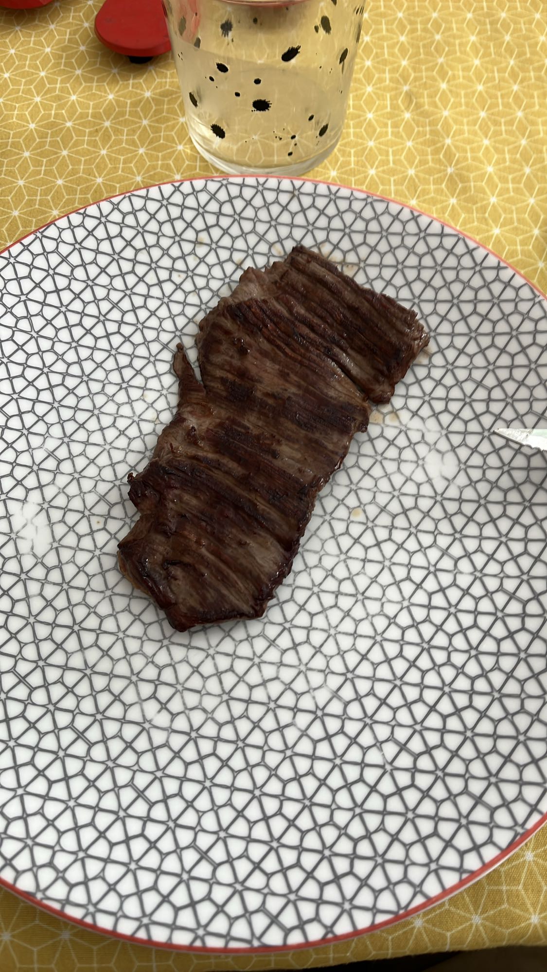 Steak grillé simple