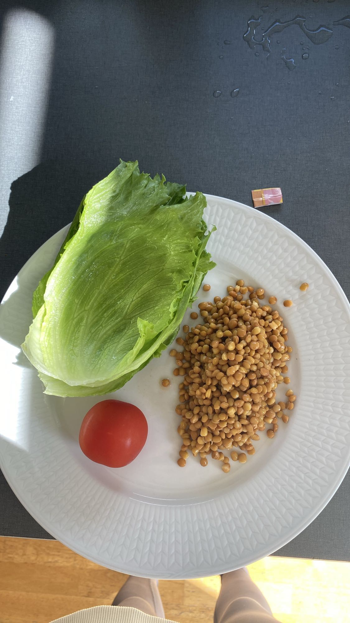 Lins- och grönsakstallrik