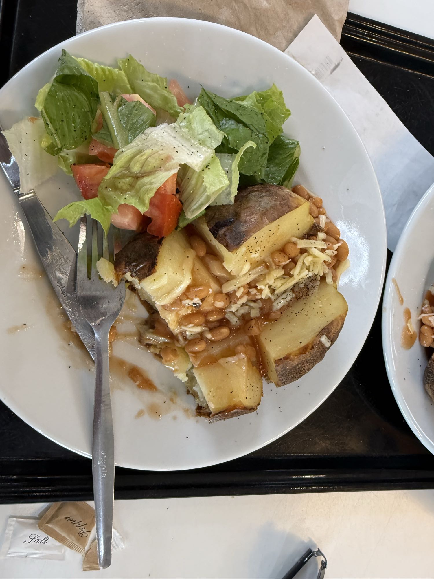 Baked Potato with Salad