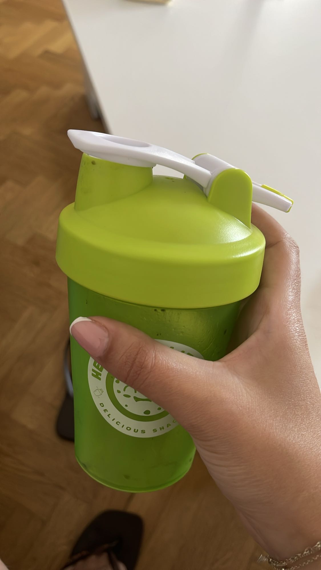 shake protéiné vert