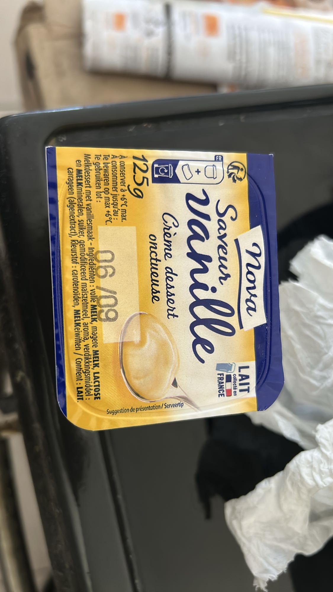 Crème vanille dessert